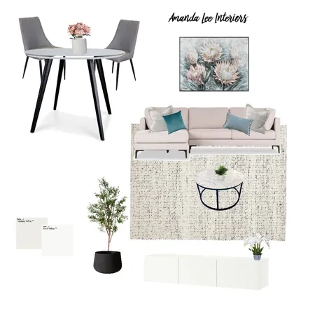 Wandi- Lounge Option 2 Interior Design Mood Board by Amanda Lee Interiors on Style Sourcebook