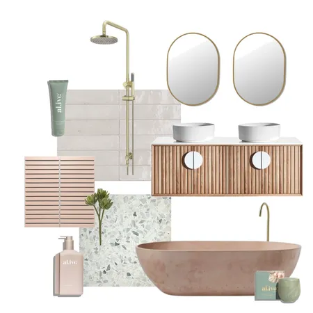 Bathroom moodboard Interior Design Mood Board by EKT on Style Sourcebook