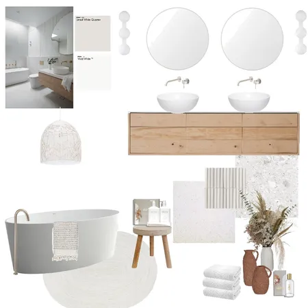Simplistic Bathroom Interior Design Mood Board by Stacey Newman Designs on Style Sourcebook