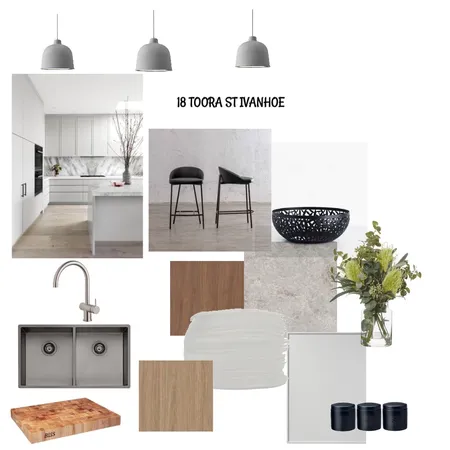 Toora kitchen 1 grey kitchen Interior Design Mood Board by MARS62 on Style Sourcebook