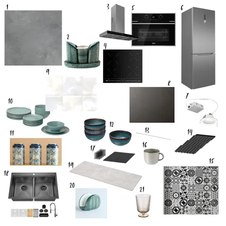 Shilpa Kitchen Interior Design Mood Board by Shajulu on Style Sourcebook