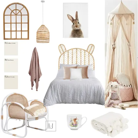 girls bedroom Interior Design Mood Board by Hidden Jewel Interiors on Style Sourcebook