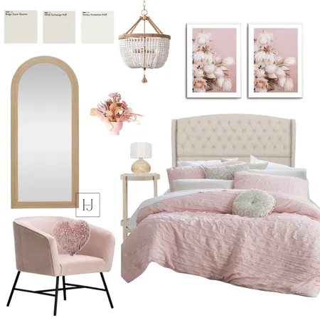 Girl's bedroom Interior Design Mood Board by Hidden Jewel Interiors on Style Sourcebook
