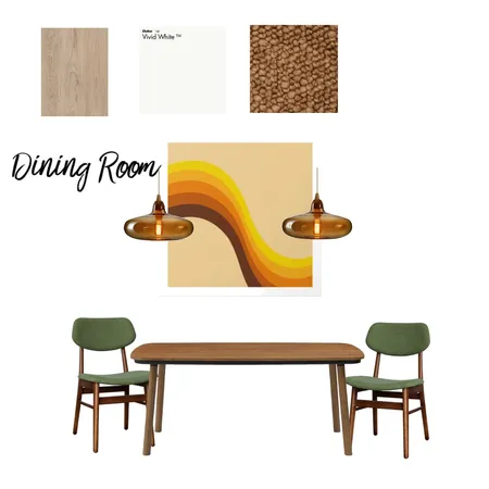 Newcastle West Unit Dining Room 1970s Interior Design Mood Board by miaconway on Style Sourcebook