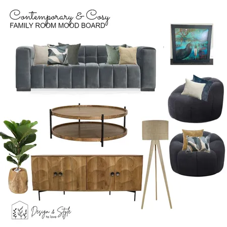 Braithwaite Family Room V8 Interior Design Mood Board by Design & Style to Love on Style Sourcebook