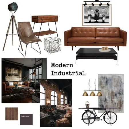 Industrial Interior Design Mood Board by ReneeRen on Style Sourcebook