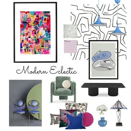 Modern Eclectic Portrait Interior Design Mood Board by Sharna Seymour on Style Sourcebook