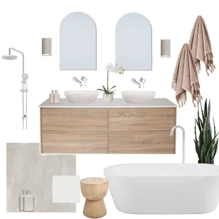 ensuite Bathroom Interior Design Mood Board by Tashnami on Style Sourcebook
