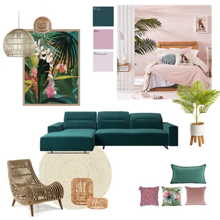Tropical Interior Design Mood Board by LT + Associates on Style Sourcebook