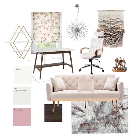 Study/guest room Interior Design Mood Board by Andrea Design on Style Sourcebook