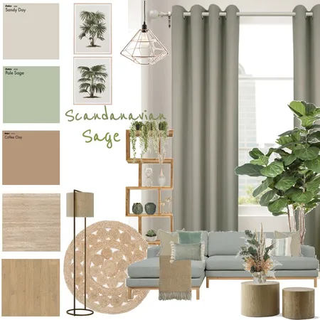 Scandinavian Sage Interior Design Mood Board by Nicole Beavis on Style Sourcebook