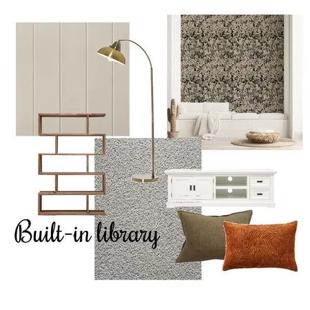 Library entertainment room Interior Design Mood Board by marylamin on Style Sourcebook