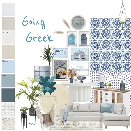 Going Greek Interior Design Mood Board by Nicole Beavis on Style Sourcebook