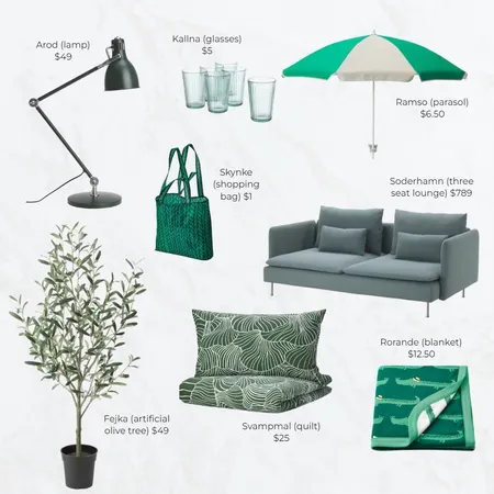 Ikea clearance Winter 2022 (green edition) Interior Design Mood Board by The Creative Advocate on Style Sourcebook