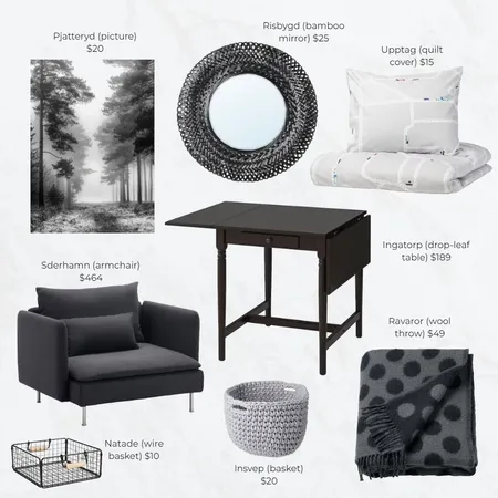 Ikea clearance Winter 2022 (mono edition) Interior Design Mood Board by The Creative Advocate on Style Sourcebook