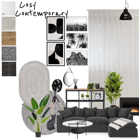 Cosy Contemporary Interior Design Mood Board by Nicole Beavis on Style Sourcebook