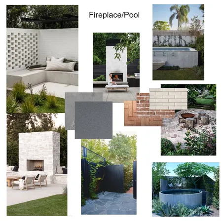 Fireplace/Pool Interior Design Mood Board by Tanya on Style Sourcebook