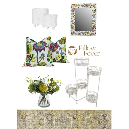 Schumacher Exotic Butterfly LInen Pillow Interior Design Mood Board by bon_ana on Style Sourcebook