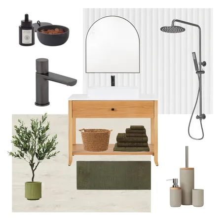 Loft Bathroom Interior Design Mood Board by Maven Interior Design on Style Sourcebook
