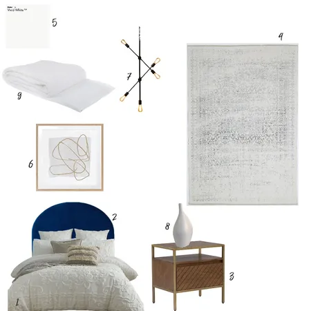Bedroom Interior Design Mood Board by Larissa Oliveira on Style Sourcebook