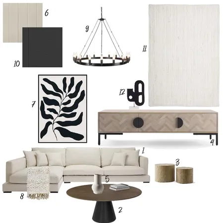 living Interior Design Mood Board by Larissa Oliveira on Style Sourcebook