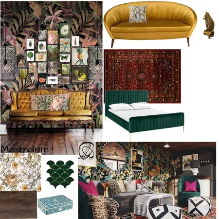 Maximalism Interior Design Mood Board by mishalee on Style Sourcebook