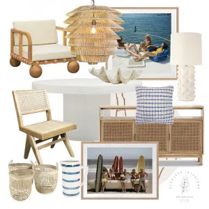 THE BEACH SHACK - CASUAL DINING Interior Design Mood Board by Flawless Interiors Melbourne on Style Sourcebook