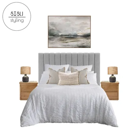 grey and brown guest room Interior Design Mood Board by Sisu Styling on Style Sourcebook