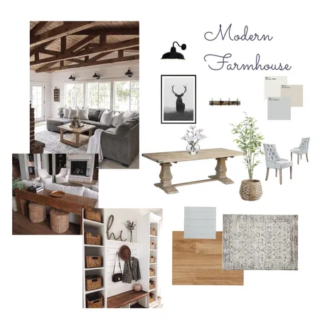 Modern Farmhouse 2 Interior Design Mood Board by Model Interiors on Style Sourcebook
