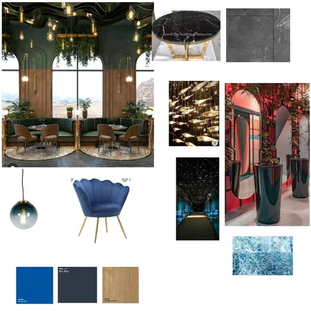 restaurant Interior Design Mood Board by SarraMproufa on Style Sourcebook