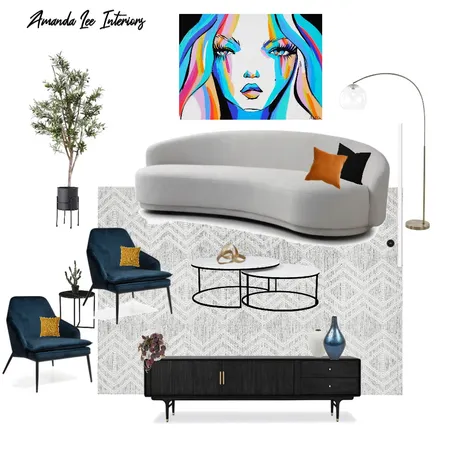 Attadale Lounge version 2 Interior Design Mood Board by Amanda Lee Interiors on Style Sourcebook