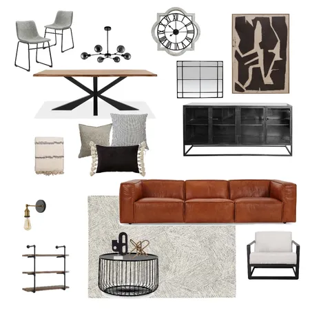 Industrial Mood Board 1 Interior Design Mood Board by michelle.ifield on Style Sourcebook