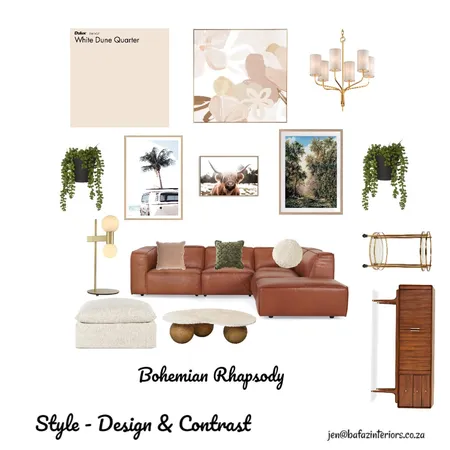 Bohemian Rhapsody Style Interior Design Mood Board by Jeanine on Style Sourcebook