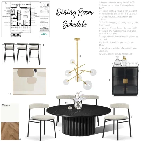 dining room Interior Design Mood Board by scontera on Style Sourcebook