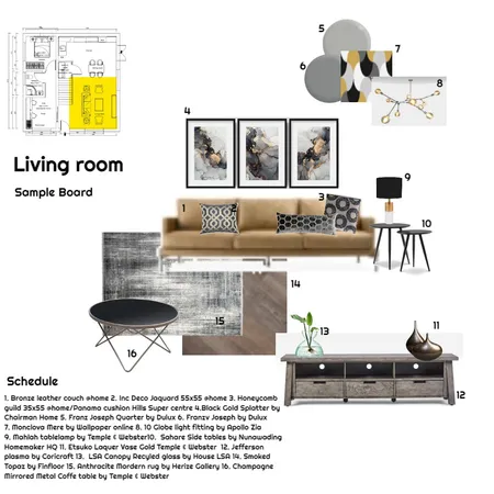 Living room Interior Design Mood Board by YBeukes on Style Sourcebook