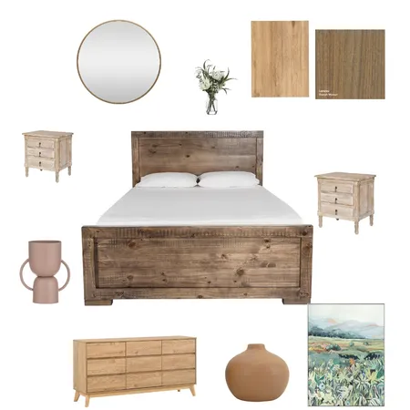 Modern Farmhouse Bedroom Interior Design Mood Board by Ali K on Style Sourcebook