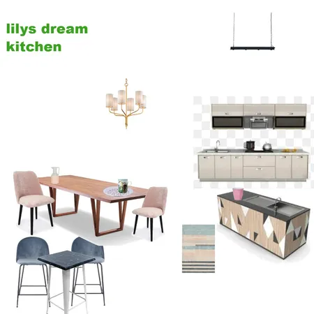 lilys dream kitchen Interior Design Mood Board by Aesthetic Designer on Style Sourcebook