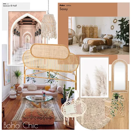 Boho Chic Interior Design Mood Board by Mel on Style Sourcebook
