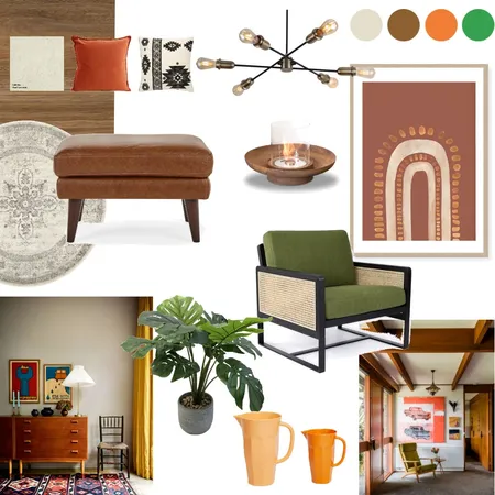 Mid-century modern Interior Design Mood Board by Minami Yokokawa on Style Sourcebook