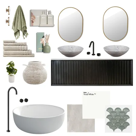 Al.ive Bathroom Comp Interior Design Mood Board by Nella on Style Sourcebook
