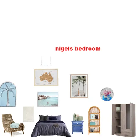 nigel's bedroom Interior Design Mood Board by Aesthetic Designer on Style Sourcebook