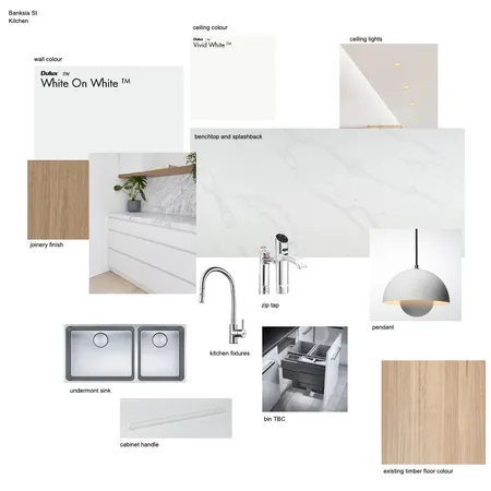 Projects - Banksia St - Kitchen Interior Design Mood Board by Michael Ong on Style Sourcebook