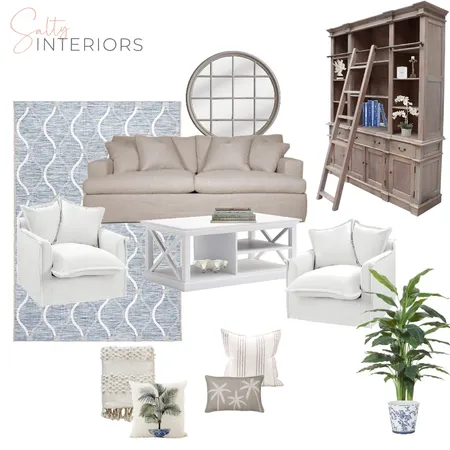 Classic Hamptons Living Interior Design Mood Board by Salty Interiors Co on Style Sourcebook
