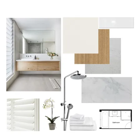 Kim &amp; Mey Bathroom Interior Design Mood Board by Happy House Co. on Style Sourcebook