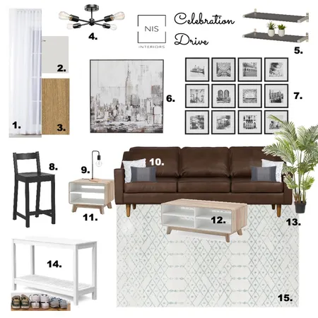 Celebration Drive - Decor B w num Interior Design Mood Board by Nis Interiors on Style Sourcebook