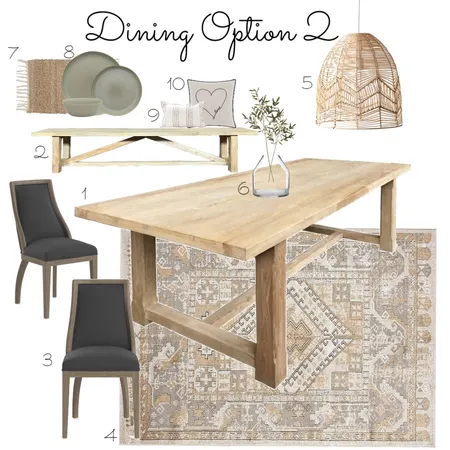 Chris Dining Option 2 Interior Design Mood Board by DesignbyFussy on Style Sourcebook