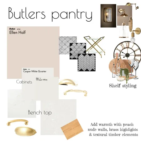 Butler’s pantry Interior Design Mood Board by stacey@intervisionsecurity.com.au on Style Sourcebook