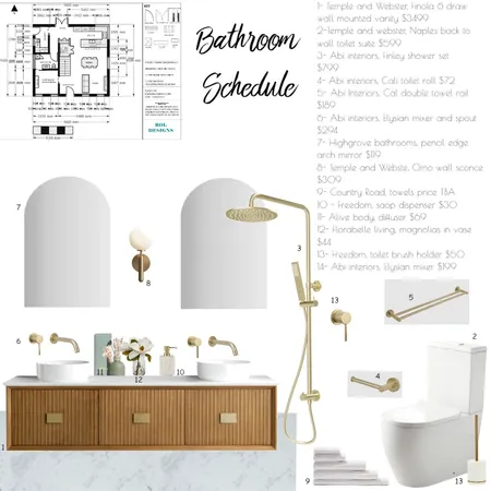 bathroom Interior Design Mood Board by scontera on Style Sourcebook