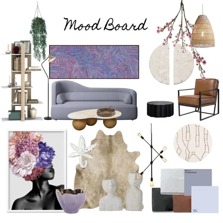 💜🤎🤍 Interior Design Mood Board by Anaghaaa on Style Sourcebook