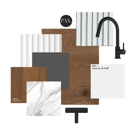Flat Lay Kitchen Interior Design Mood Board by PAX Interior Design on Style Sourcebook